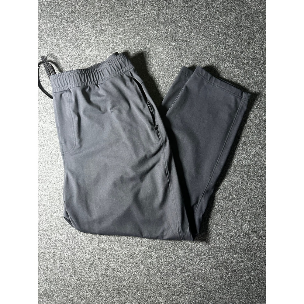 Public Rec All Day Every‎ Day Pants Mens 42x32 BLACK Stretch Trousers